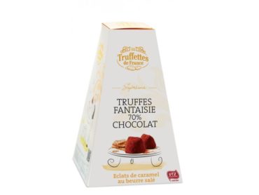 Truffettes de France čoko cukríky 70% s karamelky a soleným maslom | čokoláda pre ženy