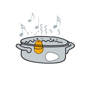 Kuchynská minútka pre varenie vajec | hudobné varič vajec BeepEgg Classic