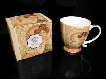 Darček hrnček Alfons Mucha na kávičku a čaj