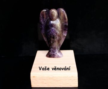 Anjel ametyst 7,5 cm, Liečivé kamene darčeky