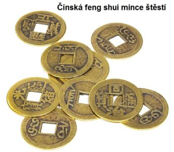 Čínské mince šťastia