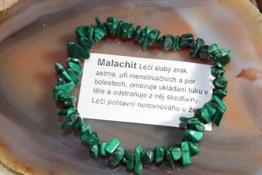 Náramok malachit minerál kryštáľ